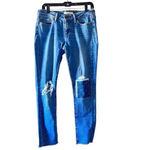 Levi's Levi’s 711 Women's Cotton Skinny Distressed Patch Jeans 29 Photo 1