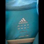 Adidas  Light Blue Half-Zip Performance Top Size Large Photo 6