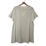 Sézane SEZANE New Robe Selena T-Shirt Dress Women’s Small Cream Organic Cotton Minimal Photo 6