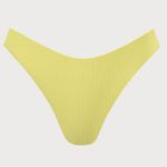 BERLOOK Yellow Solid Low Waisted Bikini Bottom ONLY 40 Photo 6