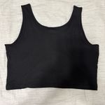 Versona  Size Large Black ribbed crop top Photo 1