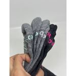 Reebok NEW No Show Socks 3-Pair Active Stripes Pink Black Gray Blue Athletic Photo 2