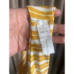 Mustard Yellow and white strip d Bikini color sz Medium Photo 5