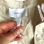 NWT JOSLIN SELENA LINEN MINI SHIRT Dress Size 4 100% Linen White Photo 4
