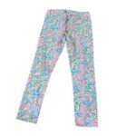Lilly Pulitzer Worth Skinny Mini Pants Floral Paisley Print Pink Size 2 Photo 3