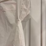 Ralph Lauren  White Lace Up Collared Button Down Shirt Photo 7
