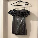 ZARA NWT  METALLIC SILVER VOLUMINOUS BODYCON DRESS SIZE S Photo 9