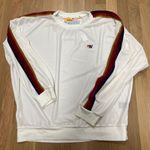 Aviator Nation CLASSIC VELVET RELAXED SWEATSHIRT - WHITE Photo 0