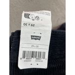 Levi's NWT  Women Corduroy High Waist Mom Jeans Straight Leg Denim 29/30‎ School Photo 6