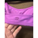 Billabong NWT  Tanlines Avery Mini Swim Top Purple Size Small Padded Photo 3
