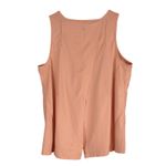 Athleta  Foothill Tank Top Womens XL Peach Warm Sunset Perforated Tie Back Yoga Photo 4
