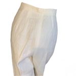 Talbots ECRU "IRISH LINEN" HIGH WAIST STRAIGHT LEG TROUSERS (8) Photo 7