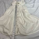 Storia White Front Tie Cut Out Mini Dress Photo 6