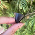 Free People Artisan crafted swirl ring sz 6 Wooden/ plastic material Photo 4