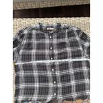 Faherty Drift Timberwood Plaid Modal Linen Shirt Medium staple layered workwear Photo 8