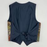 Vintage Tapestry Vest Women’s Sports Super Bowl Football Baseball Basketball Green Size L Photo 1