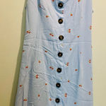 Forever 21  Light Blue Floral Mini Dress Photo 0