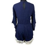 Illa Illa Women's Mini Romper  Navy & Ivory Photo 2