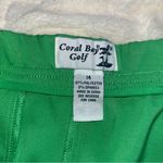 Coral Bay Golf Shorts Green Size 14 Photo 3