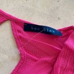 Lac Bleu Pink/Gold Belted Longsleeve Romper Sz Sm Photo 1