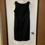 Kasper  Black Scoop Neck Sleeveless Sheath Dress 10 Photo 8
