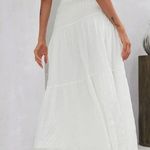 SheIn Long White Skirt Photo 1