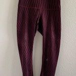 Lululemon Wunder Under Shifted Horizon Red Grape Active Pants Workout Athleisure Photo 0