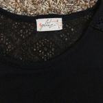 Glitz  tie front crochet shoulder top Photo 3