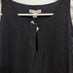 Lila Rose Black Keyhole Sleeveless Blouse Photo 7