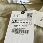 ZARA NWT BUTTON UP LINEN SHIRT LAGENLOOK XS FITS LIKE MEDIUM Photo 11