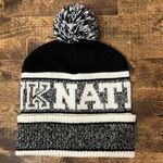 PINK - Victoria's Secret PINK Victoria’s Secret Black & White Pom Pom Beanie Photo 3