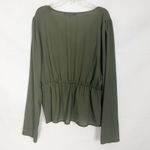 Ro & De  Women's Pullover Olive Green Top Size XL Photo 3