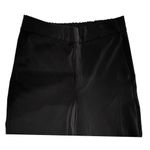 ZARA Black Tech Jogger Pants Flat Front High Rise Elastic Waist Back Medium EUC Photo 2