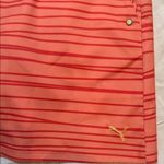 Puma Women's Striped Coral Skort size L Photo 2