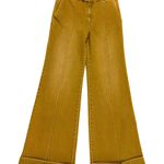 NWT OJG One Jeans Wear Group Wide leg Trouser Jean Pants 8 Tan Mustard Photo 1