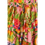 Farm Rio 💕💕 Macaw Leaves Flutter Sleeve Maxi Dress XL Photo 5