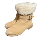 UGG  1120773 Harrison Cuff Suede‎ Boots Ladies Size 9.5 Chestnut Waterproof 3217 Photo 0