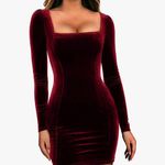 Amazon Long Sleeve Velvet Dress Photo 0