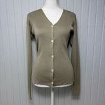 J.Crew Silk Light Green / Gray Cardigan Sweater Size S Photo 1
