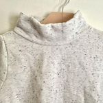 Madewell MWL Sweatshirt Turtleneck Cozy Fleece Pullover Grey Photo 4