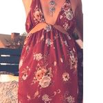 Forever 21 Satin Floral Dress  Photo 0