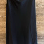 Ralph Lauren 100% Silk Maxi Skirt Size 10 Navy Blue Classic Timeless Capsule Photo 0