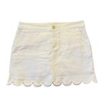 Lilly Pulitzer  Colette white scalloped skirt size 6 Photo 9