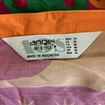 Angel Of Style Boho Maxi Dress Bold Print Long Sleeve US 24 Photo 3