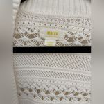 Anthropologie Maeve Oversized Textured Open-Stitch Cardigan Sweater in Ivory Size Large Photo 5
