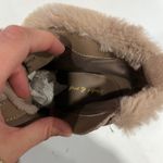 NWT Violet and Red Women's Beige Hailey Taupe Fur Suede Leather Boots Size 6.5 Photo 4