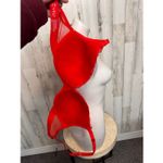 Lively 34DD Red Lace Underwire Bra Adjustable Straps Mesh Detail NWT Size undefined Photo 7