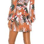 Camila Coelho Jade dress in burnt orange floral tropics print size S small Photo 8