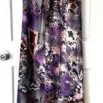 Elan  Strapless Purple Print Boho Maxi Dress Coverup Size M Photo 0