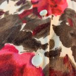 Talbots  Womens Cardigan Sweater Floral Print Button Up Knit Top Size L Feminine Photo 3